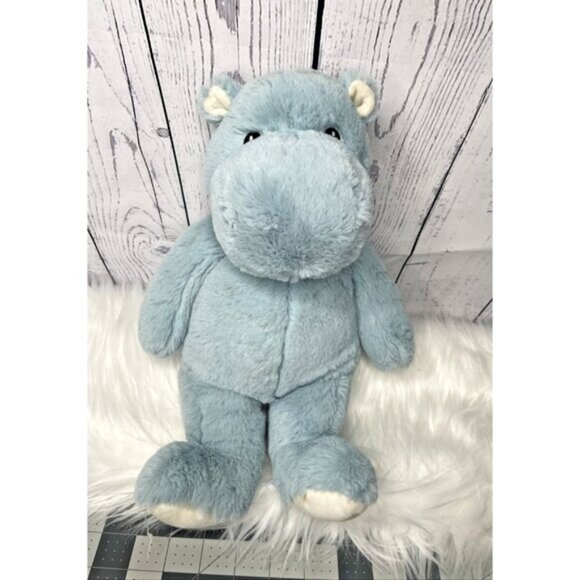 Cloud B Other - Cloud B Hippo Plush Stuffed Soft Dreamy Hugginz Stars Blue Lovey Nunu Baby Toy